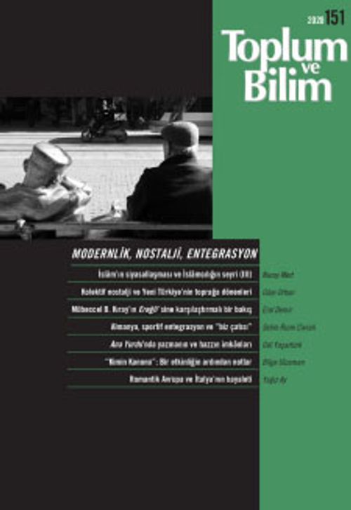 Toplum ve Bilim Sayı:151