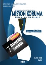 Emniyet Genel Müdürlüğü Misyon Koruma Sınavına Hazırlık 7'li Deneme Sınavı