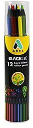 Adel Blackline Metal Tüp Boya Kalemi 12 Renk, Tam Boy(312013)</span>