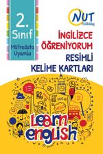 2. Sınıf İngilizce Öğreniyorum Resimli Kelime Kartları 