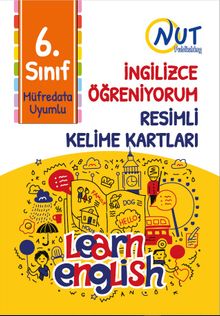 6. Sınıf İngilizce Öğreniyorum Resimli Kelime Kartları 