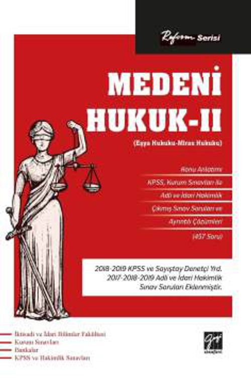 Reform Serisi Medeni Hukuk II (Eşya Hukuku - Miras Hukuku)