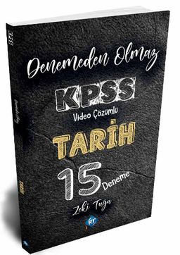 2020 KPSS Tarih Denemeden Olmaz 15 Deneme Video Çözümlü
