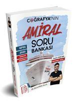 KPSS Tamamı Çözümlü Amiral Coğrafya Soru Bankası
