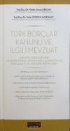 T&uuml;rk Bor&ccedil;lar Kanunu ve İlgili Mevzuat