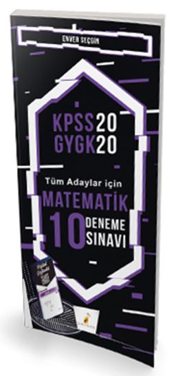 2020 KPSS Matematik 10 Deneme Sınavı Dijital Çözümlü