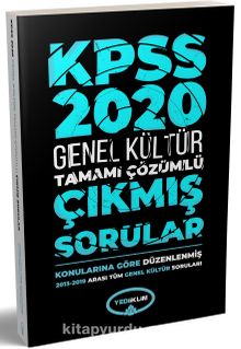 2020 KPSS Genel Kültür 2013-2019 Konularına Göre Tamamı Çözümlü Çıkmış Sorular - Kolektif