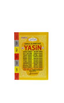 41 Yasin Fihristli Kod:F019 (Cep Boy)