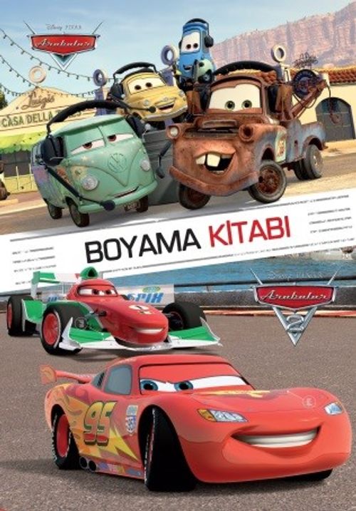 Disney Arabalar Boyama Kitabı 