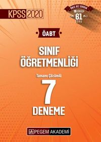 2020 KPSS ÖABT Sınıf Öğretmenliği Tamamı Çözümlü 7 Deneme