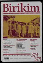 Birikim Aylık Sosyalist Kültür Dergisi Sayı:374-375 Haziran-Temmuz 2020 