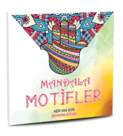 Mandala Motifler & Her Yaş için Boyama Kitabı