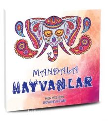 Mandala Hayvanlar & Her Yaş için Boyama Kitabı