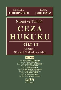 Nazari ve Tatbiki Ceza Hukuku (Cilt 3)