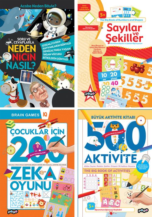Zeka Oyunları Seti (4 Kitap)
