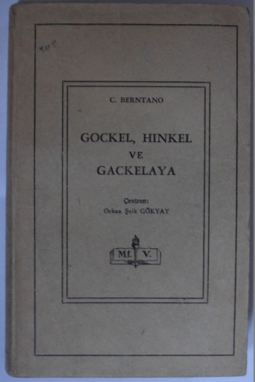 Gockel, Hınkel ve Gackelaya Kod: 11-Z-20