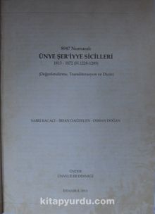 Ünye Şer’iyye Sicilleri/1813-1872 Kod: 1-X-18