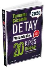 2020 KPSS Detay Vatandaşlık Tamamı Çözümlü 20 Deneme