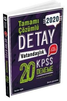 2020 KPSS Detay Vatandaşlık Tamamı Çözümlü 20 Deneme - Nurullah Yaşar