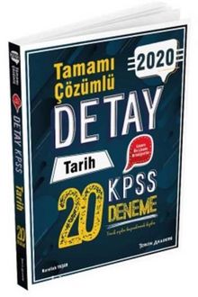 2020 KPSS Detay Tarih Tamamı Çözümlü 20 Deneme - Nurullah Yaşar