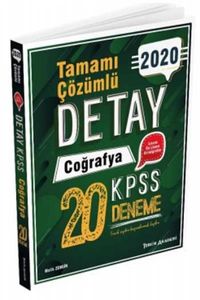 2020 KPSS Detay Coğrafya Tamamı Çözümlü 20 Deneme