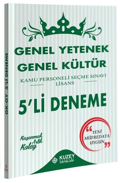 2020 KPSS Genel Yetenek Genel Kültür 5 Deneme 