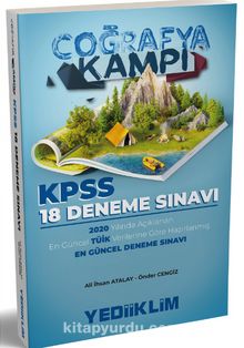2020 KPSS Coğrafya Kampı Tüik Verilerine Göre Hazırlanmış 18 Deneme Sınavı 