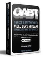 2020 ÖABT Türkçe Öğretmenliği Video Ders Notları Modül 1