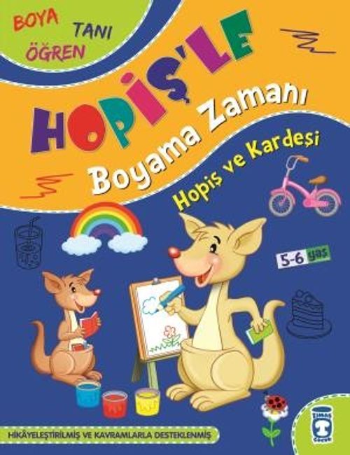 Hopiş ve Kardeşi / Hopişle Boyama Zamanı