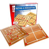 Üçtaş - Dokuztaş Ahşap Tabla ve Boncuklar(1567)