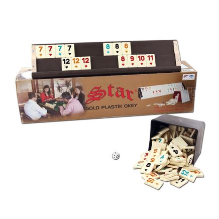 Star Gold Plastik Okey Takımı(1010273)