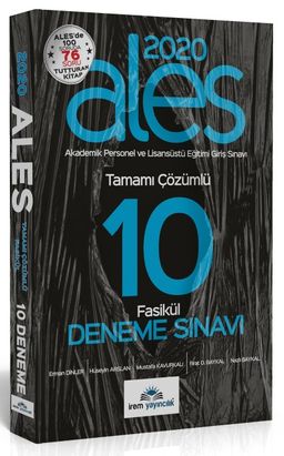2020 ALES 10 Fasikül Deneme Çözümlü 