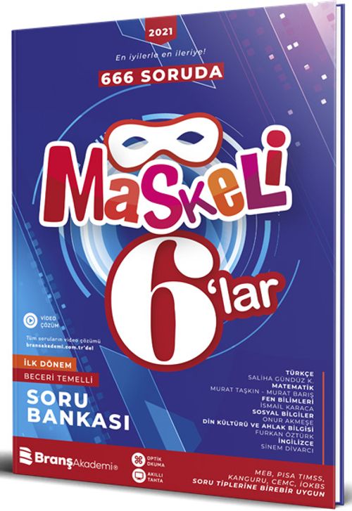 Maskeli 6'lar İlk Dönem Beceri Temelli Soru Bankası