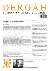 Dergah Edebiyat Sanat Kültür Dergisi Sayı:365 Temmuz 2020