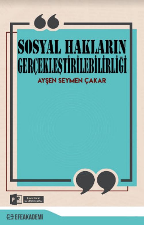 Sosyal Hakların Gerçekleştirilebilirliği