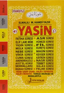 Yasin-i Şerif 3'lü (Cep Boy) (Kod F019)
