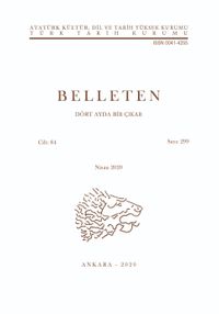 Belleten Sayı: 299 Yıl 2020