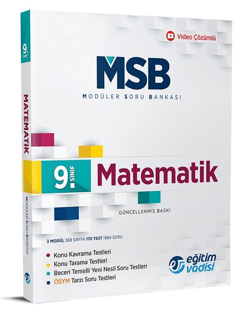 9. Sınıf Matematik Modüler Soru Bankası