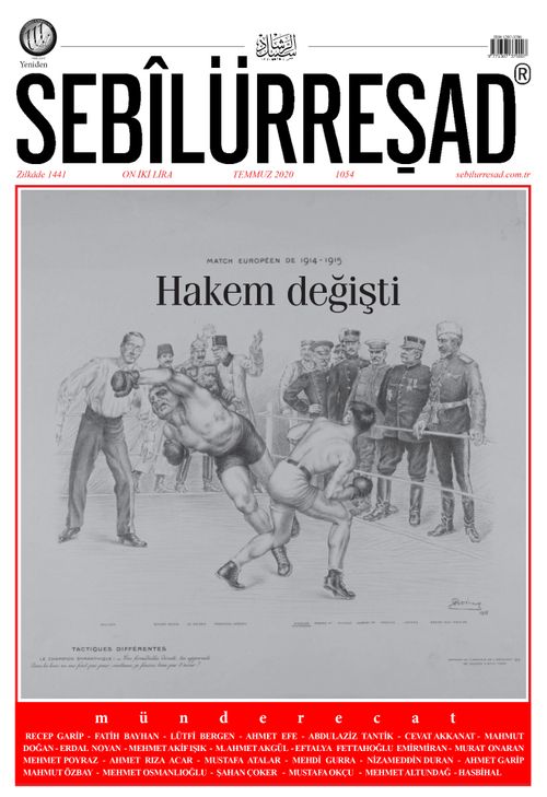 Sebilürreşad Dergisi Sayı:1054 Temmuz 2020