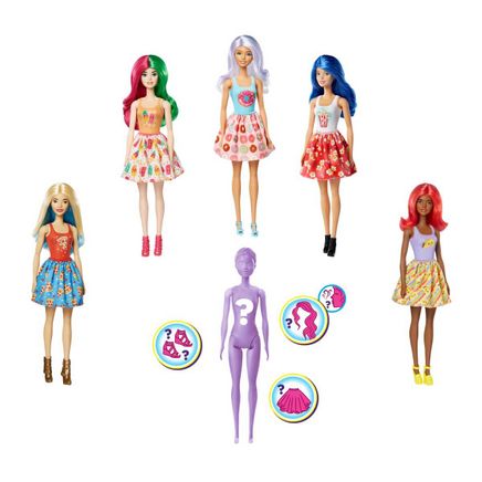 Barbie Color Reveal Renk Değiştiren Sürpriz Bebekler(GTP41)