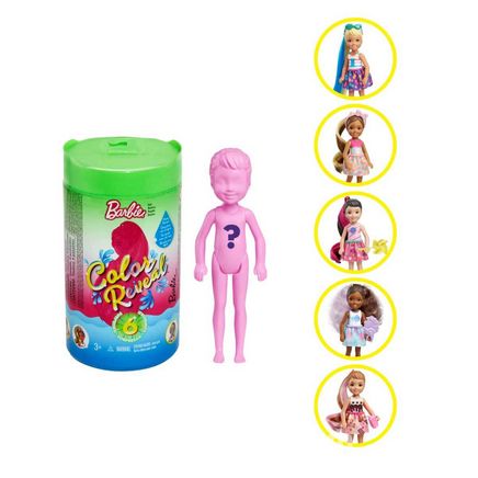 Barbie Color Reveal Renk Değiştiren Sürpriz Chelsea Bebekler(GPD41)
