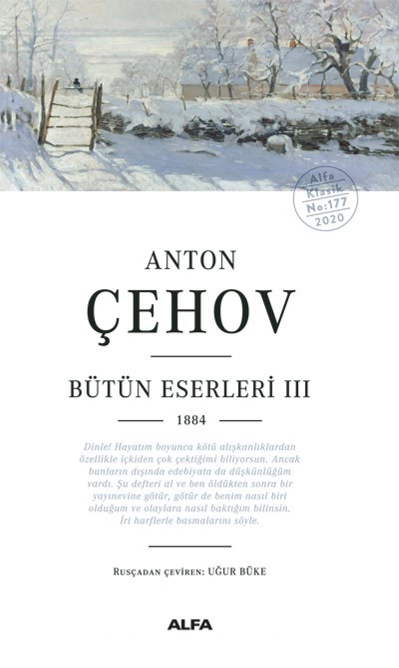 Anton Çehov / Bütün Eserleri III ( 1884)