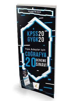 2020 KPSS Coğrafya 20 Deneme Sınavı Dijital Çözümlü