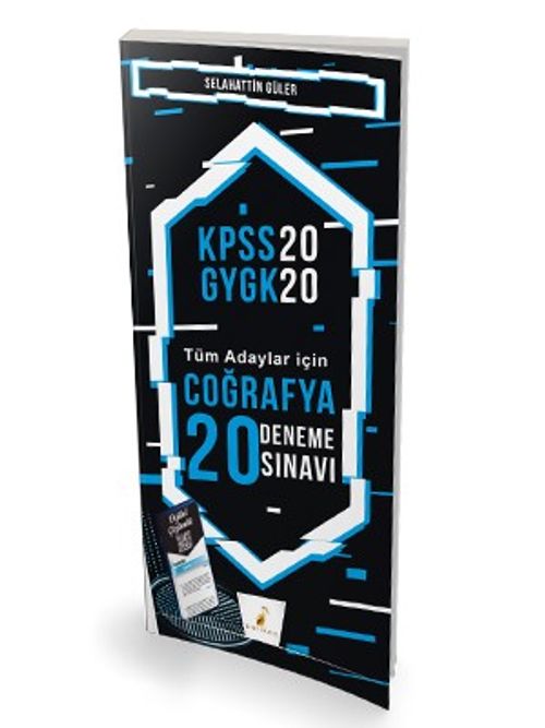 2020 KPSS Coğrafya 20 Deneme Sınavı Dijital Çözümlü