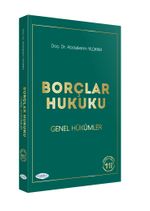 Türk Borçlar Hukuku Genel Hükümler 