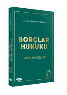 Türk Borçlar Hukuku Genel Hükümler 