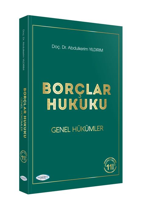 Türk Borçlar Hukuku Genel Hükümler 
