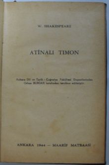 Atinalı Timon Kod: 11-Z-46