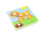 Montessori Ahşap Zeka Oyunları / w-Grip Parts Dog