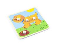 Montessori Ahşap Zeka Oyunları / w-Grip Parts Dog